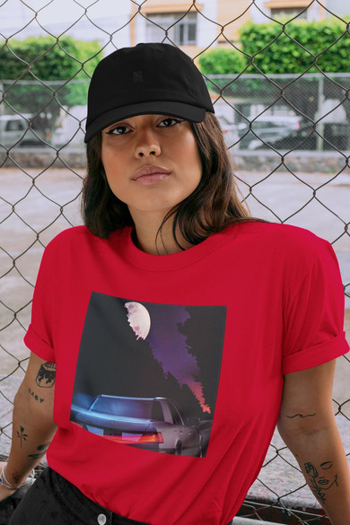 Koszulka z naszywką Mercedes at night