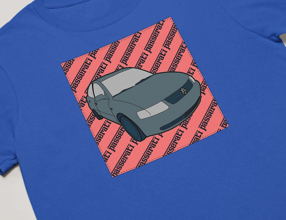 Koszulka z naszywką Volkswagen passerati