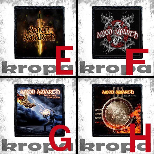 Naszywka AMON AMARTH 10 x 10 cm  Dużo Wzorów!