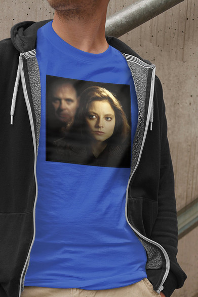 Koszulka z naszywką Milczenie owiec 01