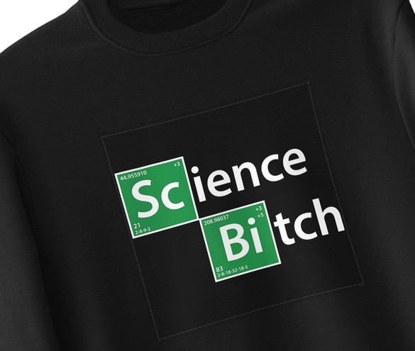 Bluza z naszywką Breaking Bad science b.