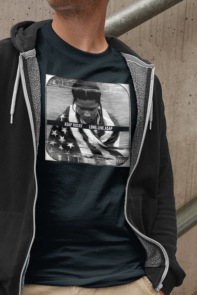 Koszulka z naszywką Asap Rocky Long.Live.