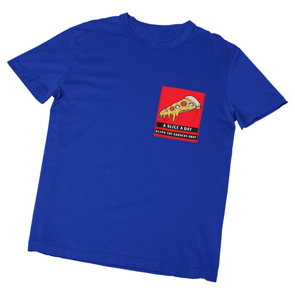 Koszulka z kieszonką A SLICE A DAY