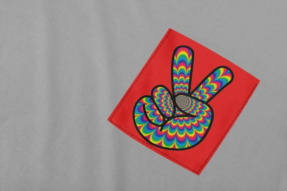 	Koszulka z kieszonką PEACE
