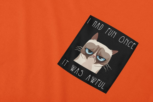 Koszulka z kieszonką I MAD FAN ONCE...