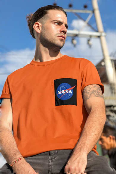 Koszulka z kieszonką NASA