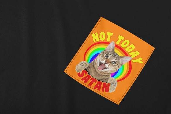 Koszulka z kieszonką NOT TODAY