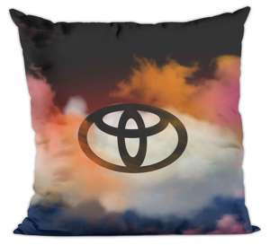 Poduszka Toyota logo colourful
