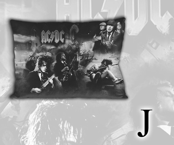 Poduszka AC/DC 60x40cm WZORY