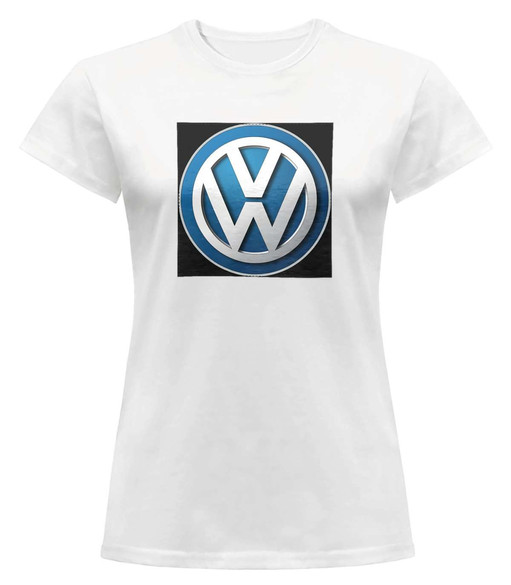 Bluzka damska z naszywką Volkswagen logo black