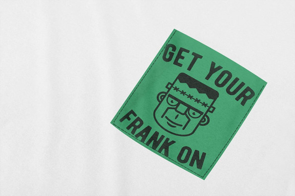 Koszulka z kieszonką GET YOUR FRANK ON