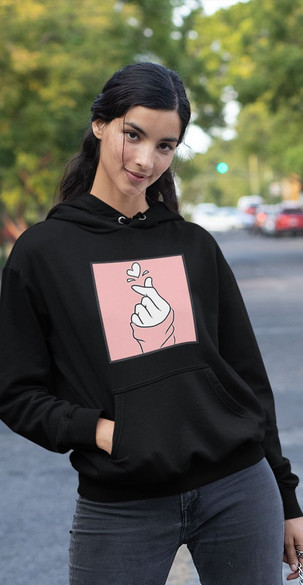 Bluza z naszywką KOREAŃSKI ZNAK MIŁOŚCI OPPA