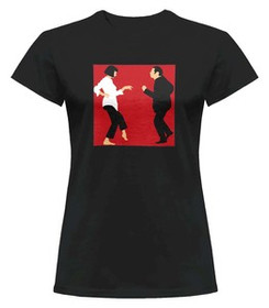 Bluzka damska z naszywką Pulp Fiction Dance