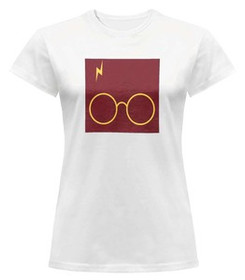 Bluzka damska z naszywką Harry Potter glasses