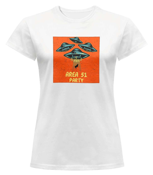 Bluzka damska z naszywką Area 51 Party