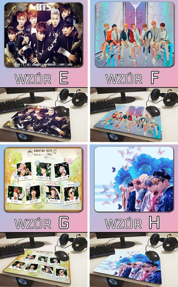 Podkładka pod mysz BTS  36x29cm Z POLSKI +imię