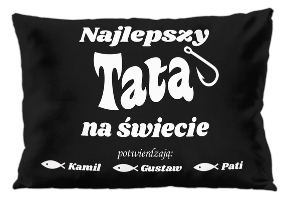 Poduszka Dla Taty NAJLEPSZY TATA NA ŚWIECIE
