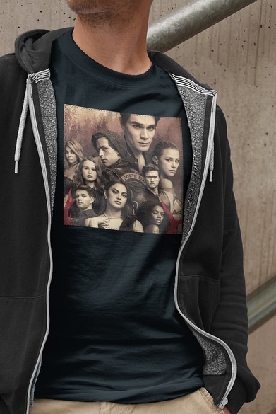 Koszulka z naszywką Riverdale squad