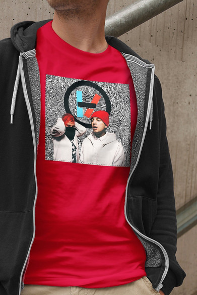 Koszulka z naszywką Twenty One Pilots 07