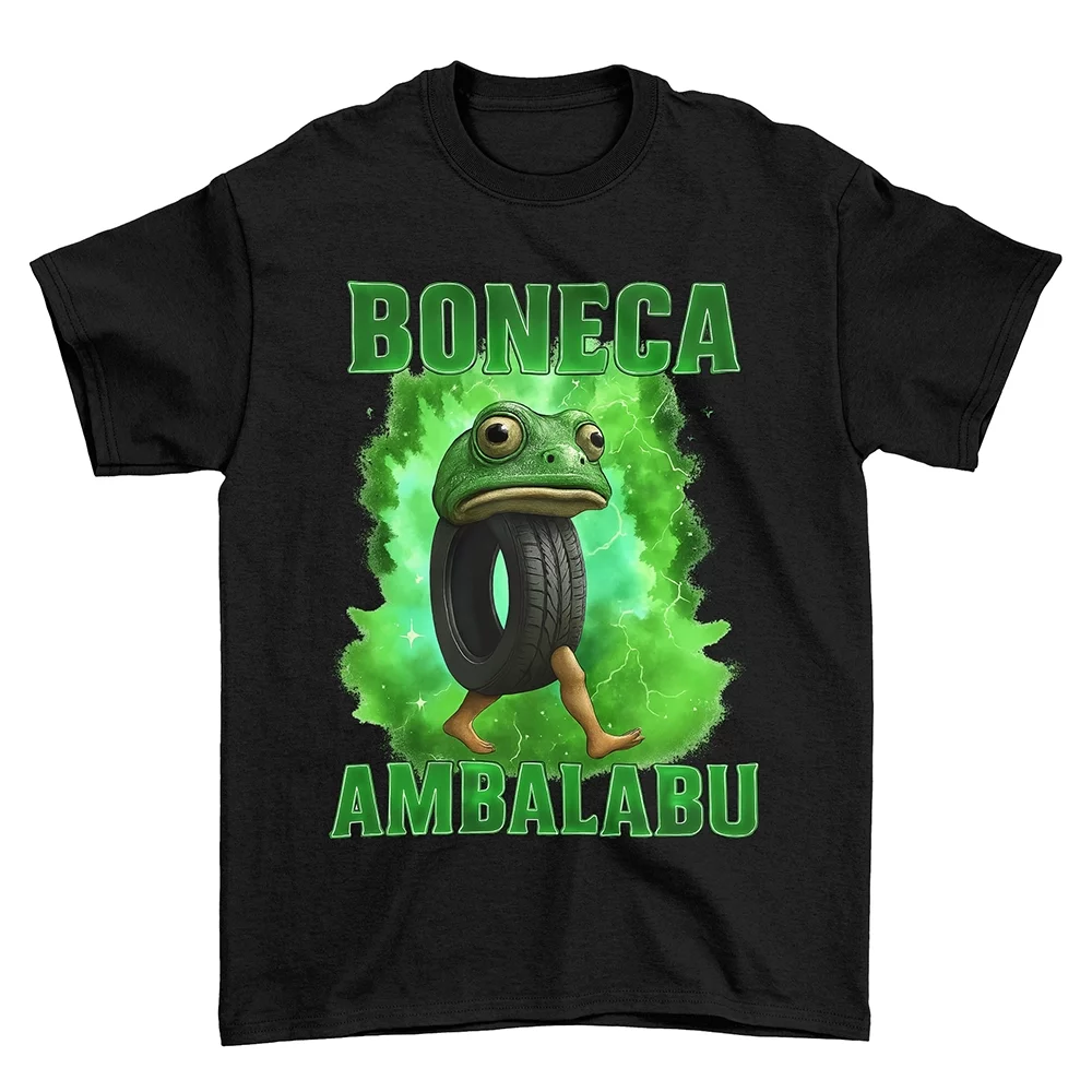 Koszulka Italian Brainrot Boneca Ambalabu Czarna 12-14 lat