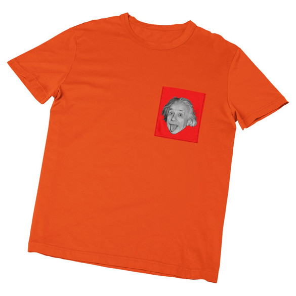 Koszulka z kieszonką ALBERT EINSTEIN
