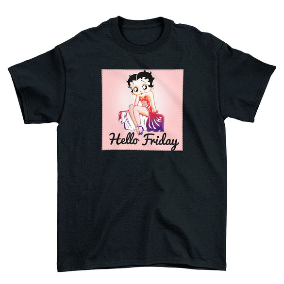 Koszulka z naszywką Hello Friday