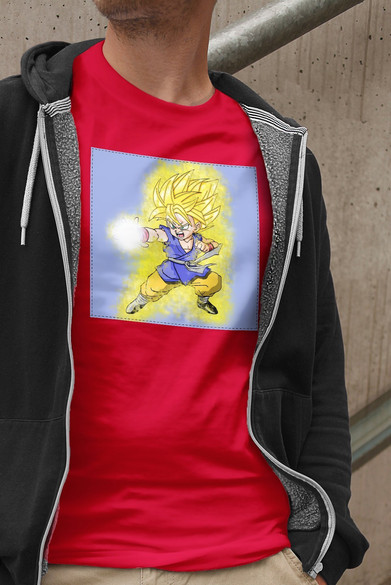 Koszulka z naszywką Dragon Ball 01