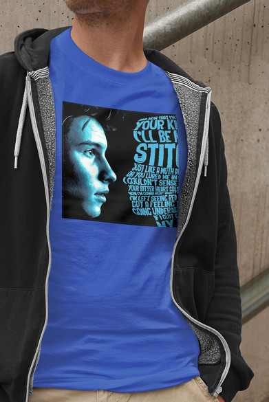 Koszulka z naszywką Shawn Mendes 02