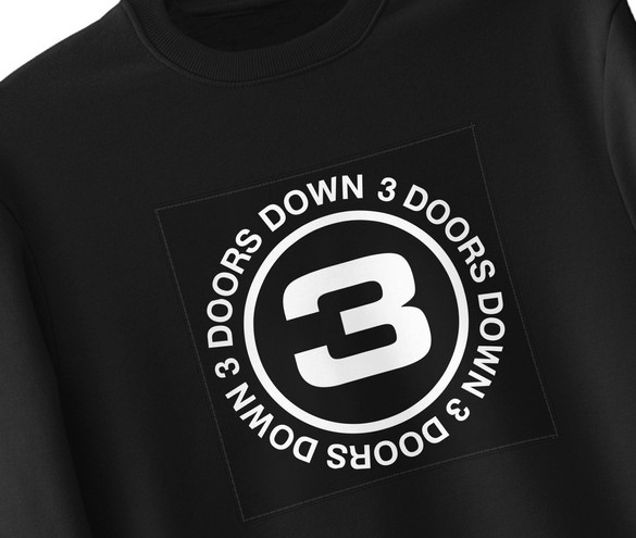 Bluza z naszywką   3 Doors Down