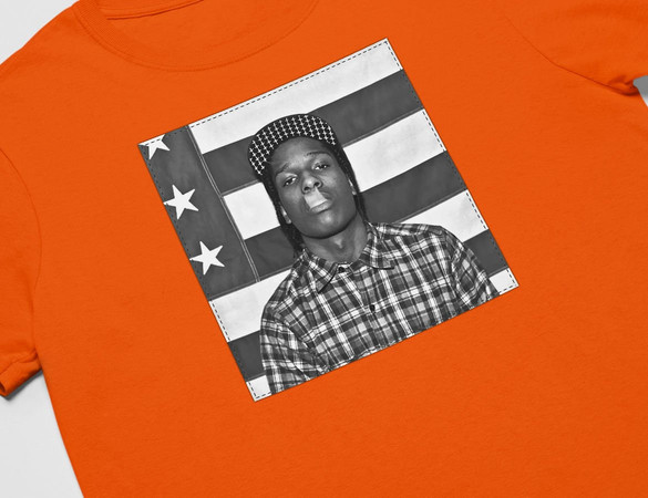 Koszulka z naszywką Asap Rocky Live.Love.