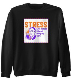 Bluza z naszywką STRESS