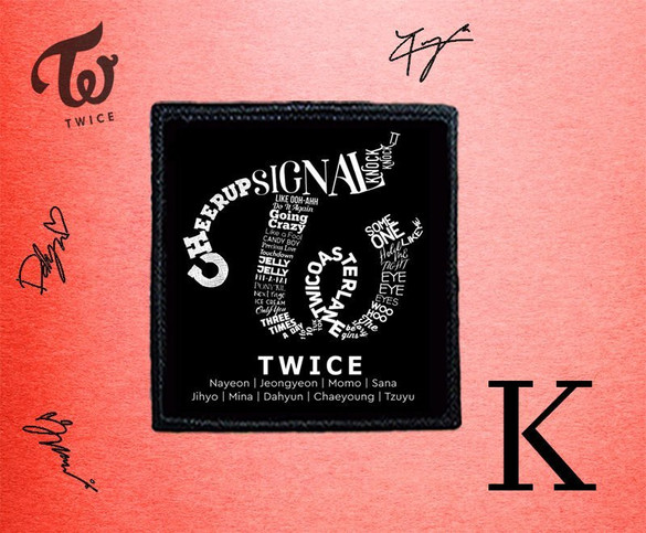 Naszywki TWICE K-POP #BARDZO DUŻO WZORÓW#