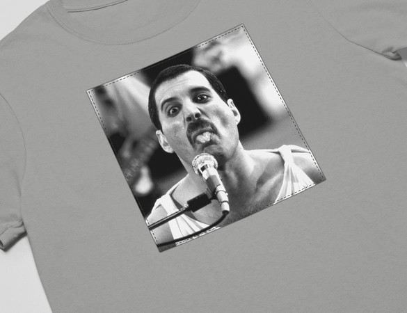 Koszulka z naszywką Queen Freddie Mercury 1