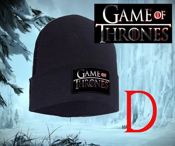 Czapka zimowa z naszywką WINTER IS COMING GRA O TRON