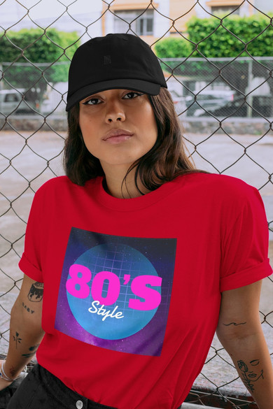 Koszulka z naszywką 80's Style