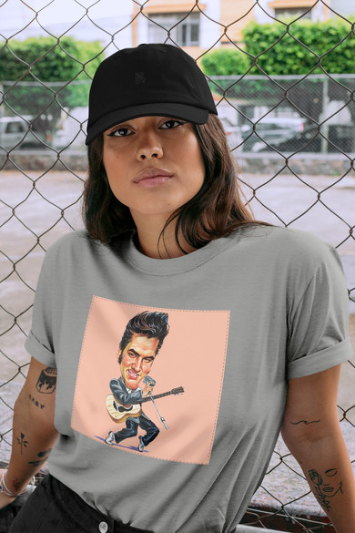 Koszulka z naszywką Elvis Presley 02