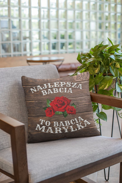 Poduszka na Dzień Babci. Magnes i Imię GRATIS!