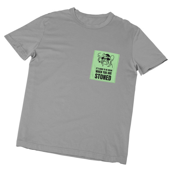 Koszulka z kieszonką IT'S HARD TO BE MEAN