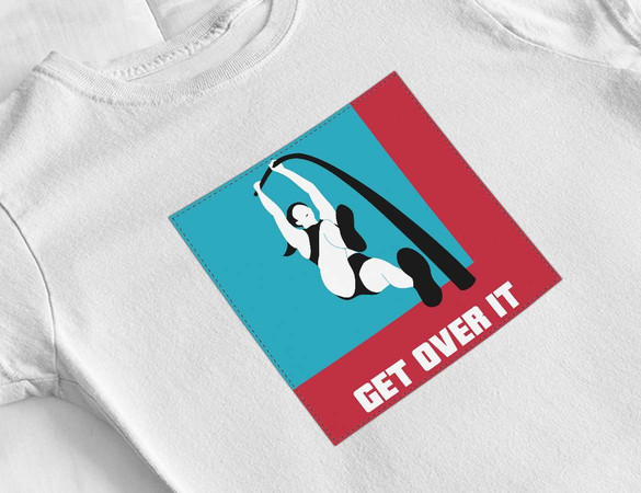 Bluzka damska z naszywką Get over it