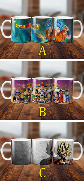 DRAGON BALL Zestaw poduszka+kubek WZORY +GRATIS!