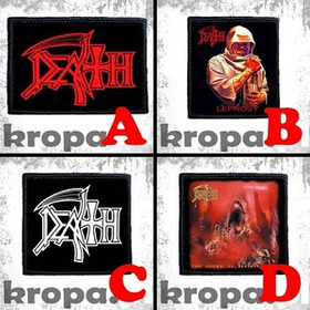 Naszywka DEATH 8 X 8 cm Dużo Wzorów!
