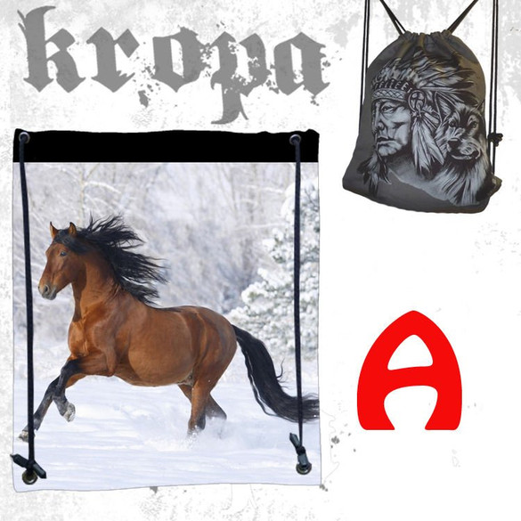 Worek płócienny KONIE HORSES