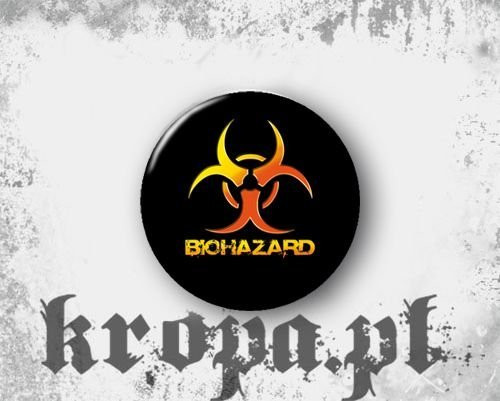 Przypinka Biohazard