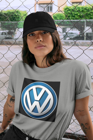 Koszulka z naszywką Volkswagen logo black