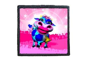 Naszywka COLORFUL COW / KOLOROWA KROWA