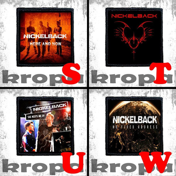 Naszywka NICKELBACK 10 x 10 cm  Dużo Wzorów!