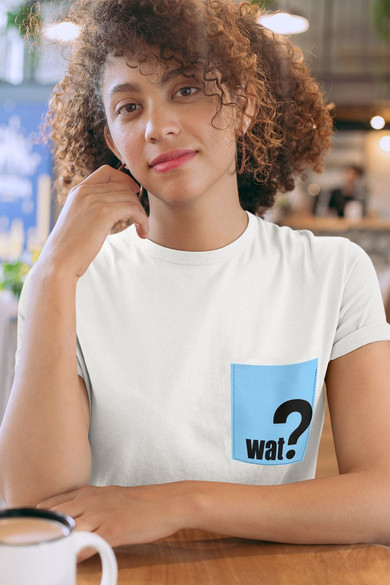 Koszulka z kieszonką WAT?