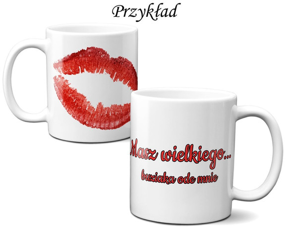 Kubek na Walentynki DODAJ NAPIS!