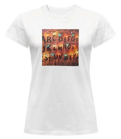 Bluzka damska z naszywką Stranger Things ABC