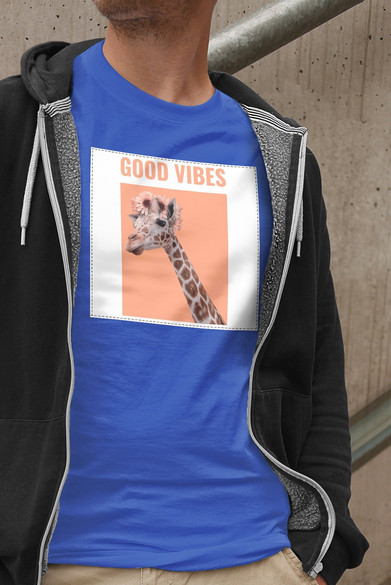 Koszulka z naszywką Good vibes